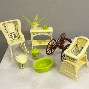 Vintage Mattel Sunshine Family Baby Room Accessories